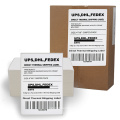 Fanfold 4x6 direct thermal shipping labels